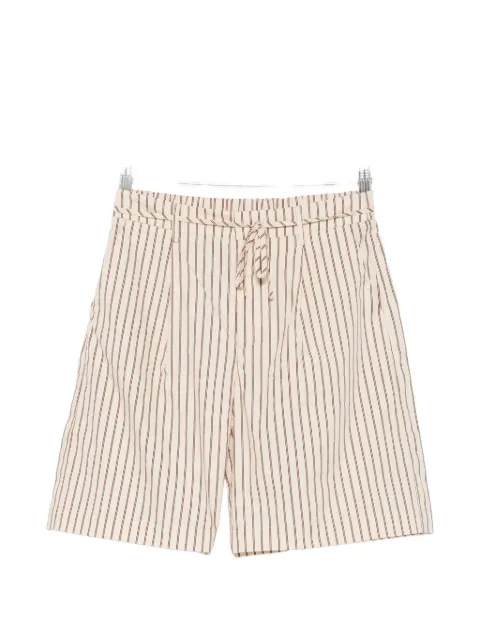 YERSE striped drawstring-fastening shorts