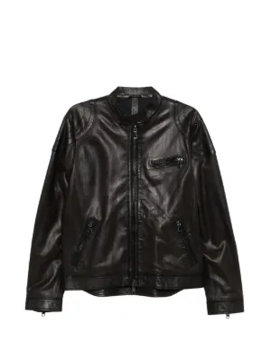 Giorgio Brato Leather Jacket | Black | FARFETCH PL