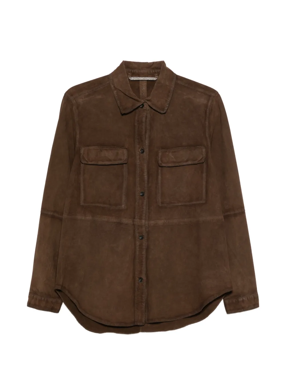 The Jackie Leathers suede jacket - Marrone