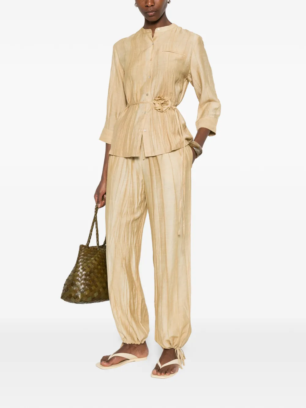  Yerse Drawstring Trousers - Neutrals 