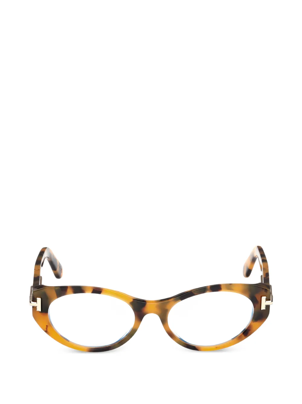 TOM FORD Occhiali con montatura geometrica - Marrone