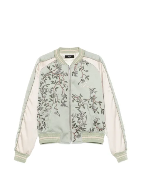 AMIRI floral-embroidered bomber jacket