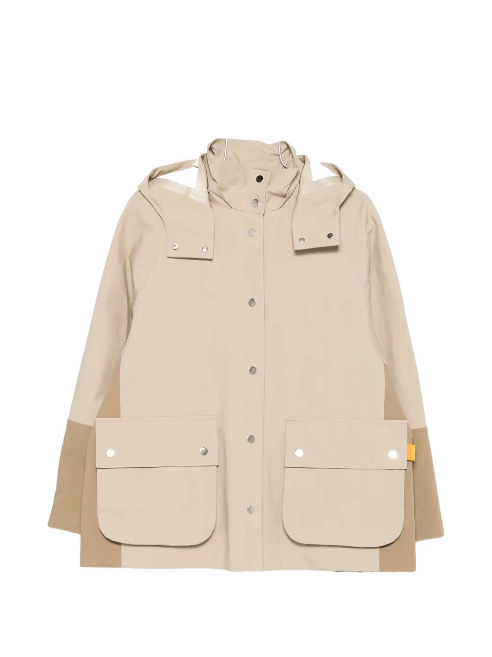 OOF WEAR pocket hooded carcoat - Toni neutri