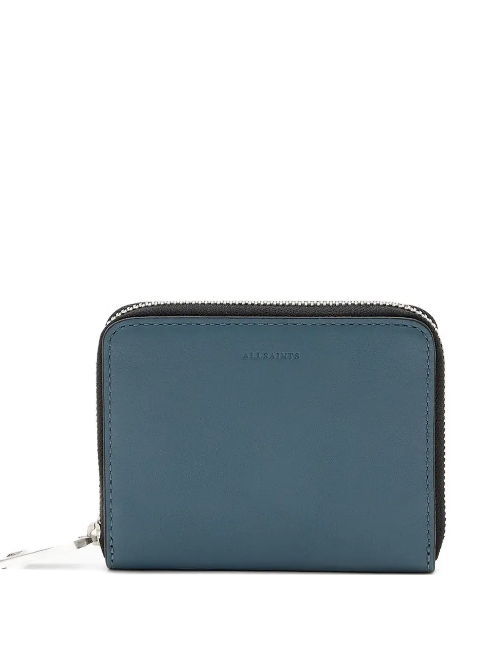 AllSaints Lena Hex zip wallet - Blu