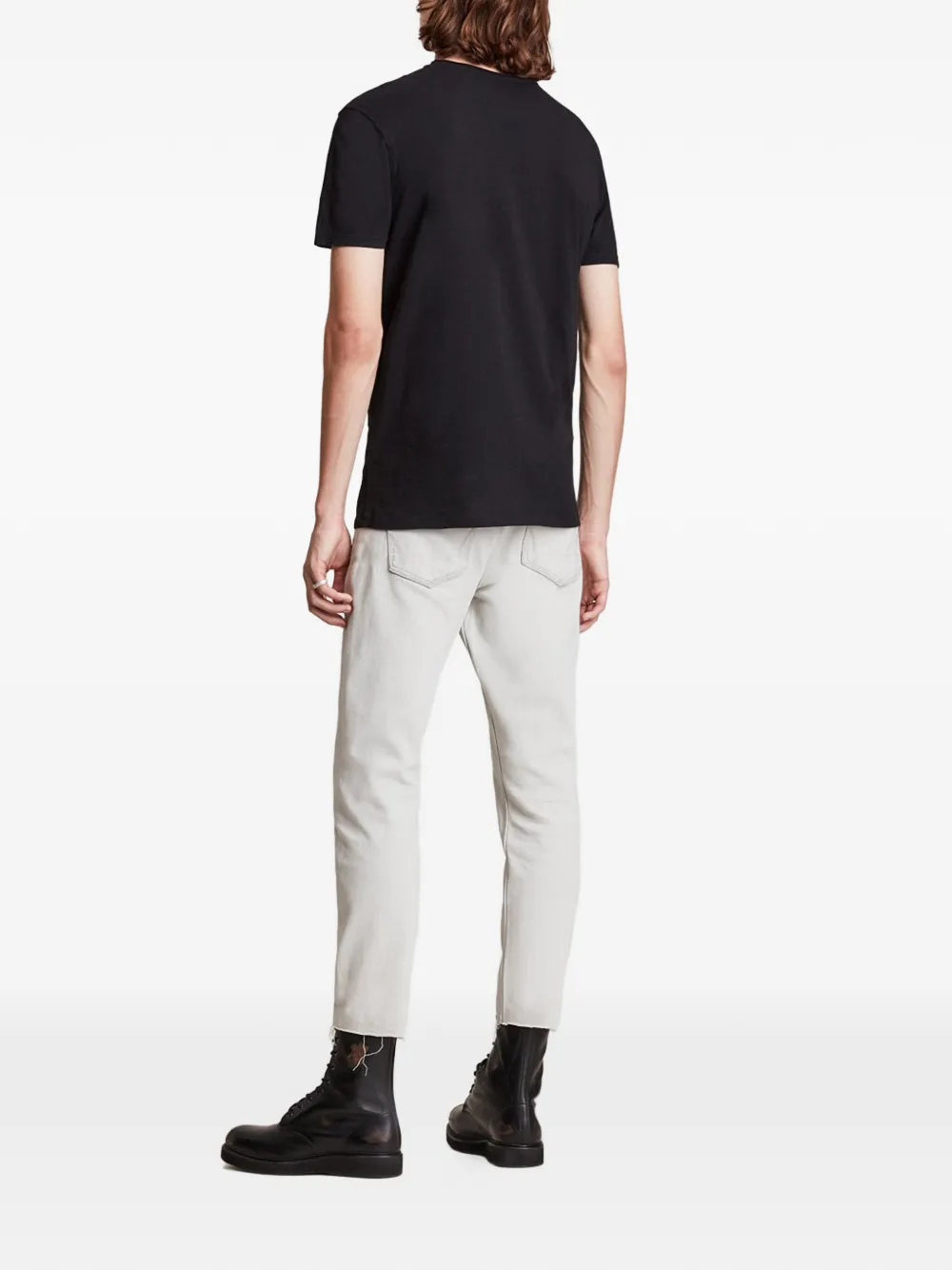 AllSaints T-shirt met print Zwart