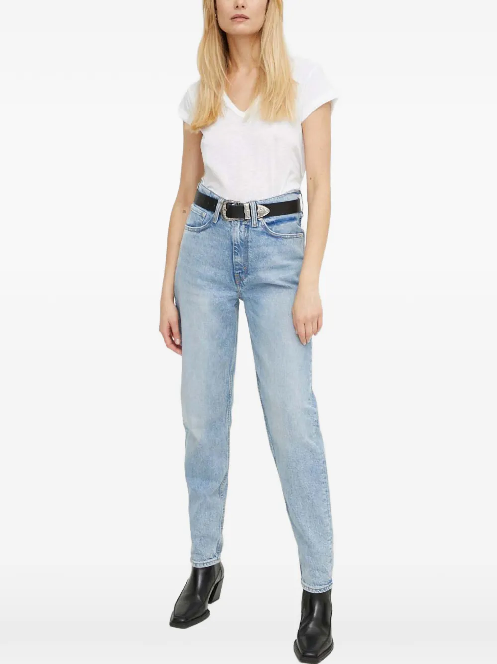 AllSaints V-neck T-shirt - Bianco