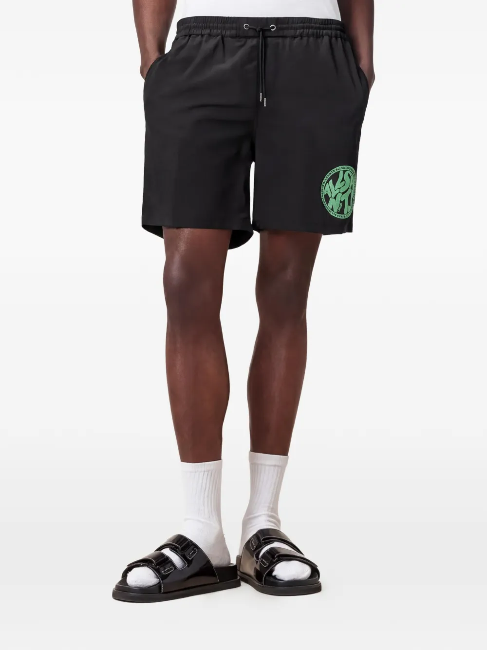 AllSaints Distortion swim shorts - Nero