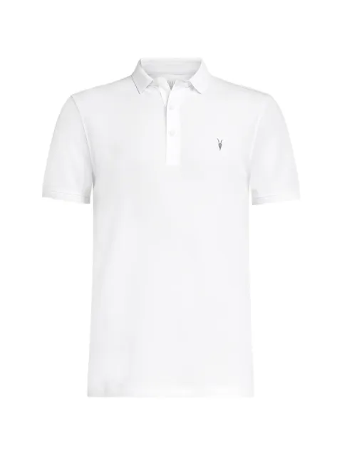 AllSaints logo-detail polo shirt