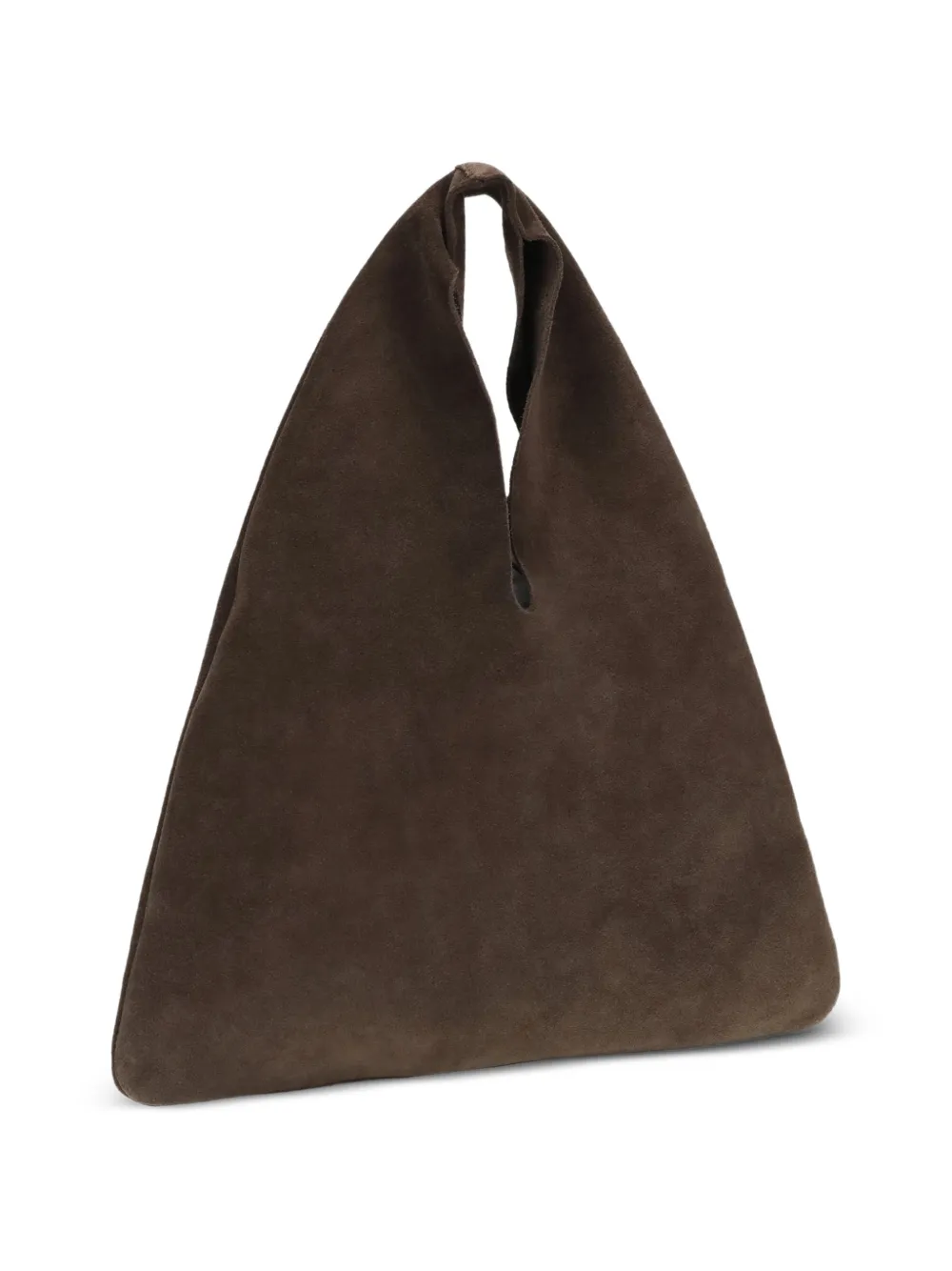  Manebi X Alex Rivière Studio Louis Suede Shoulder Bag - Brown 