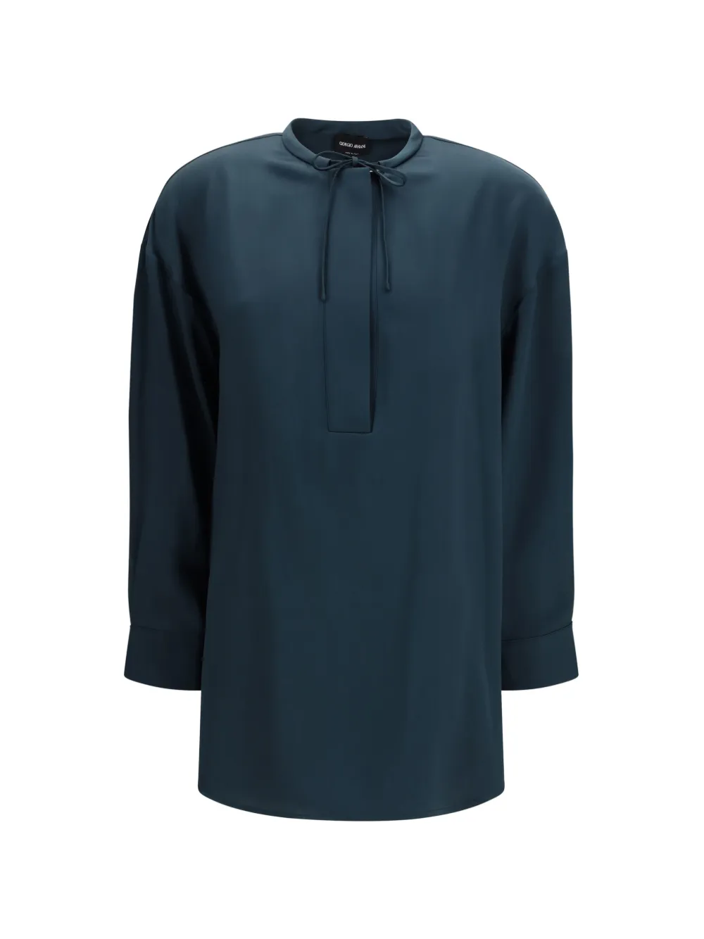 Giorgio Armani Lavallière tie-neck blouse - Blu