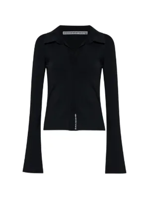 Alexander Wang Prestyled Knit Vest Shirt | Brown | FARFETCH