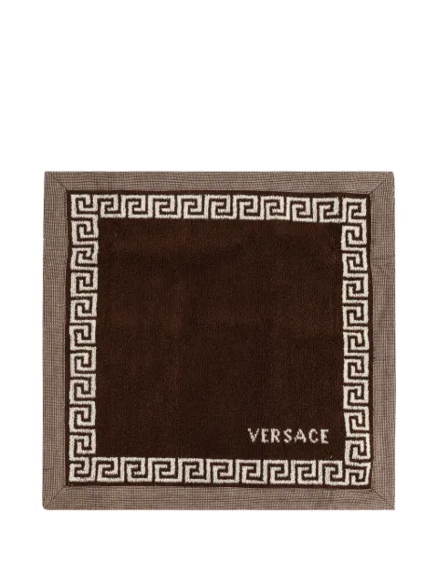 Versace Home toalla con borde geométrico