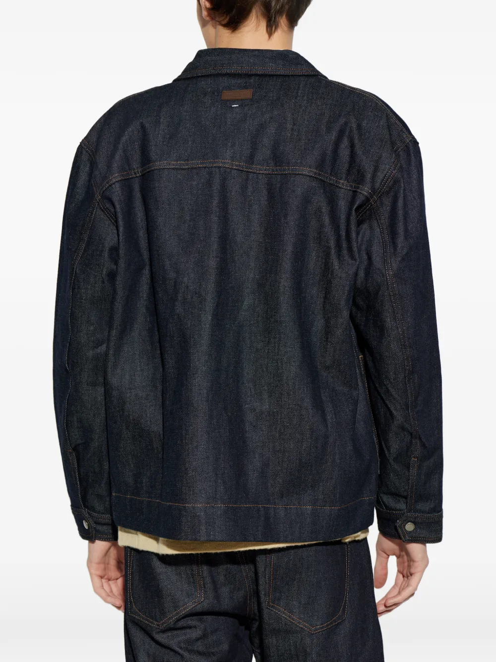 rag & bone Denim jack met rits Blauw