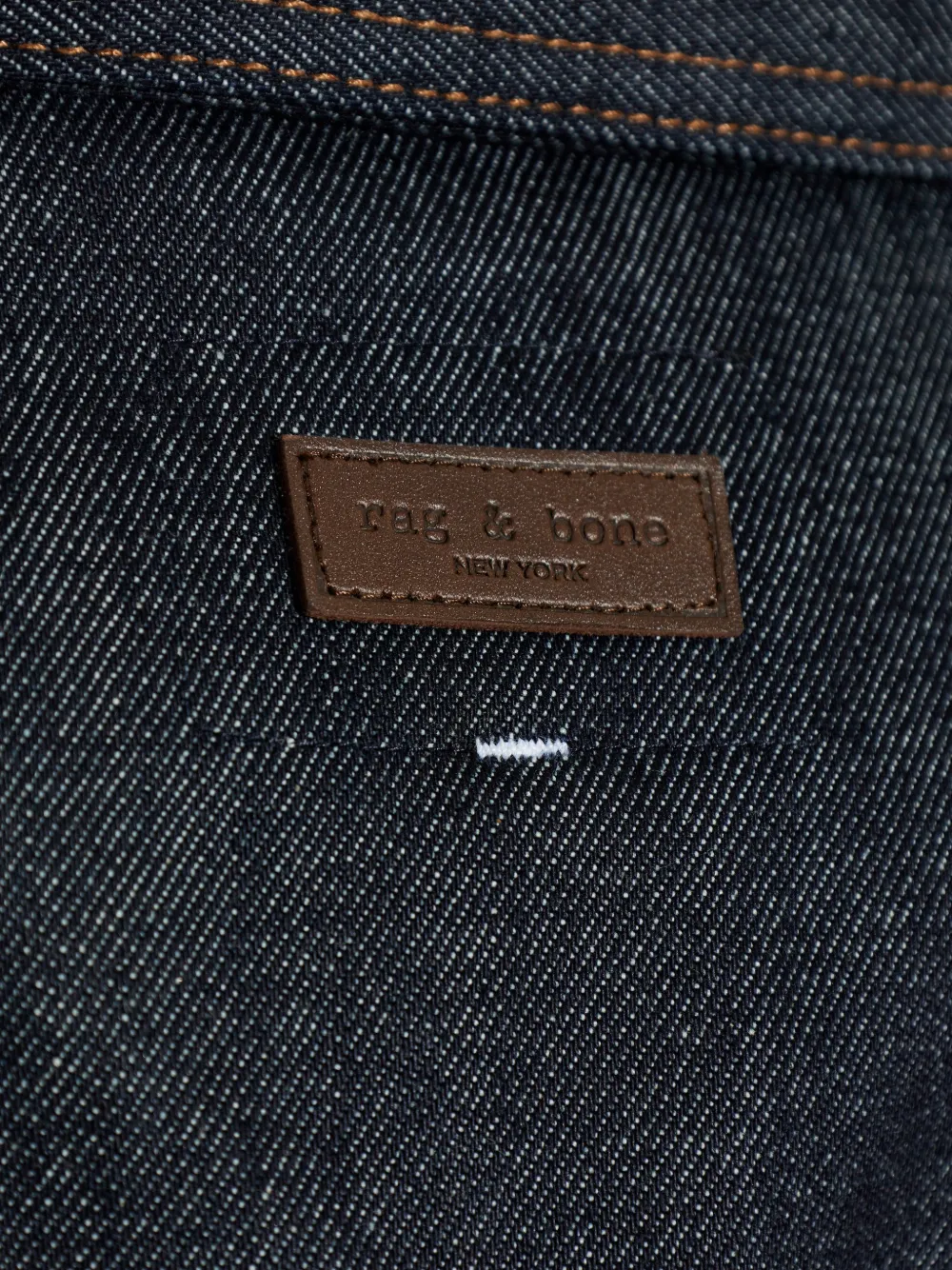 rag & bone Denim jack met rits Blauw