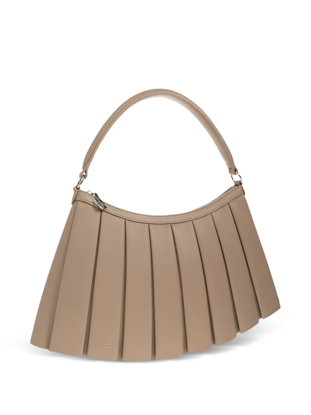 Lacoste Schoudertas met logo Beige