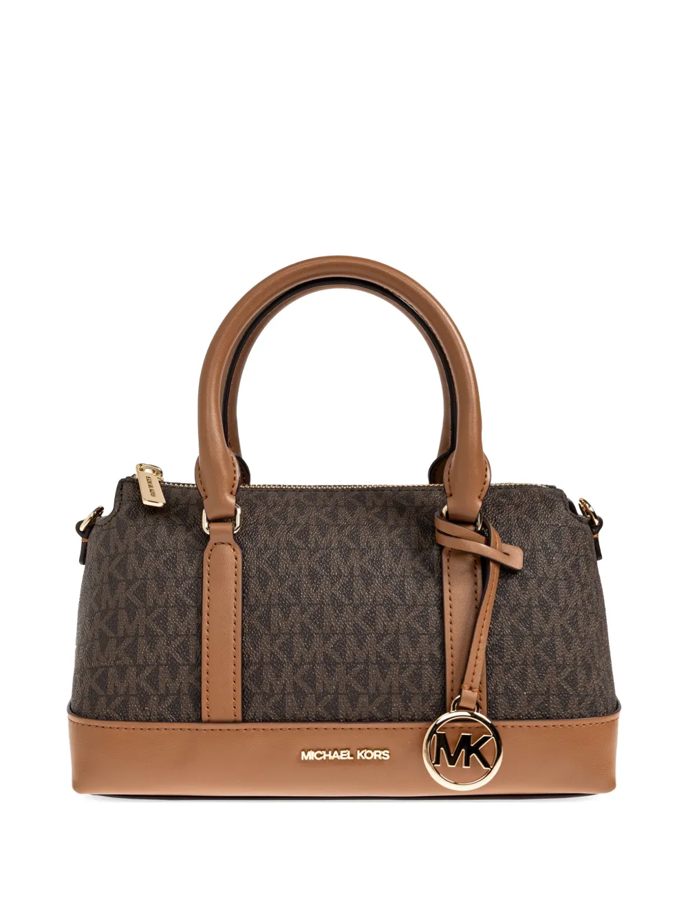Michael Michael Kors small Andie logo-charm tote bag - Marrone