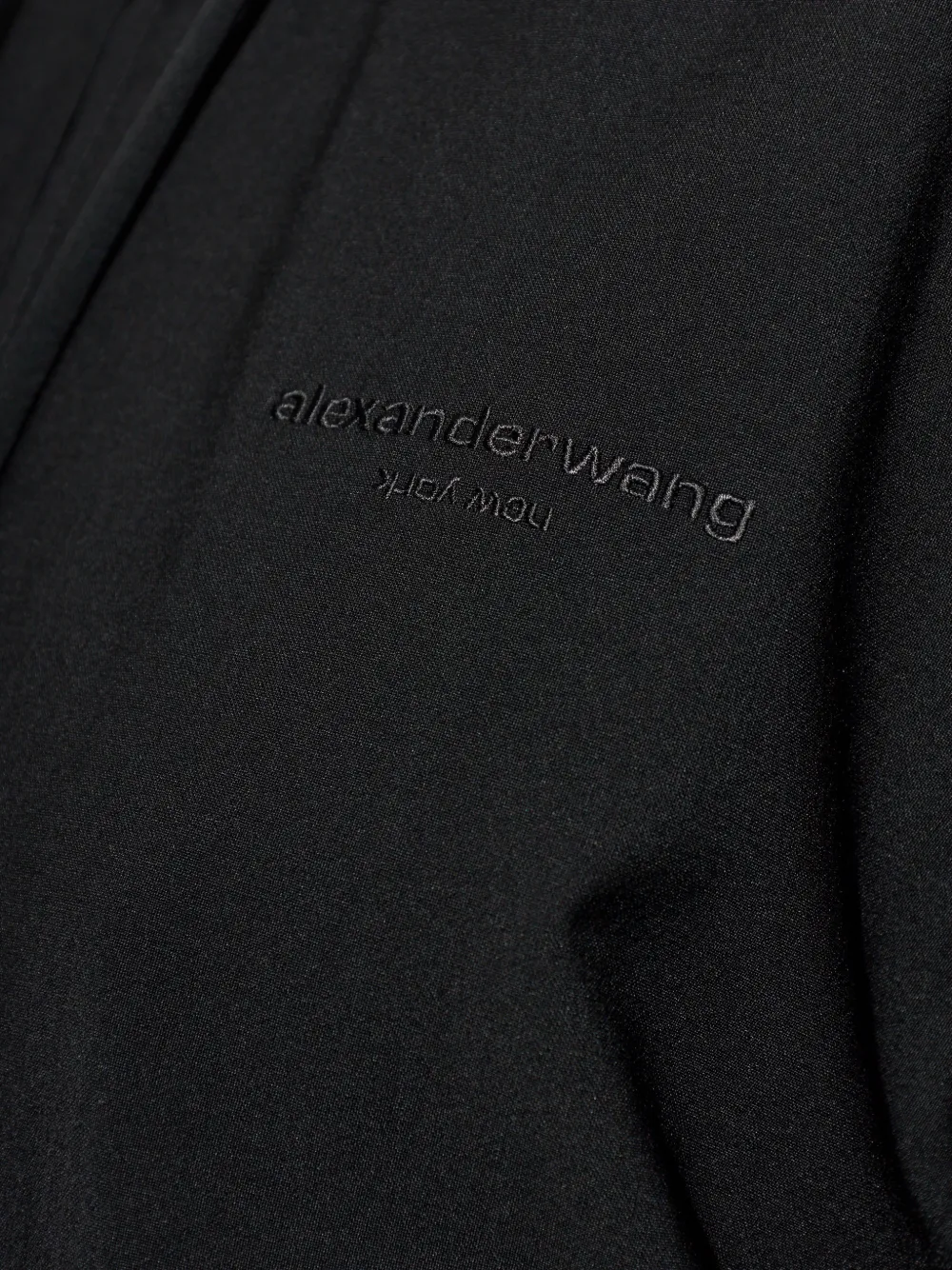  Alexander Wang Zip-up Hoodie - Black 