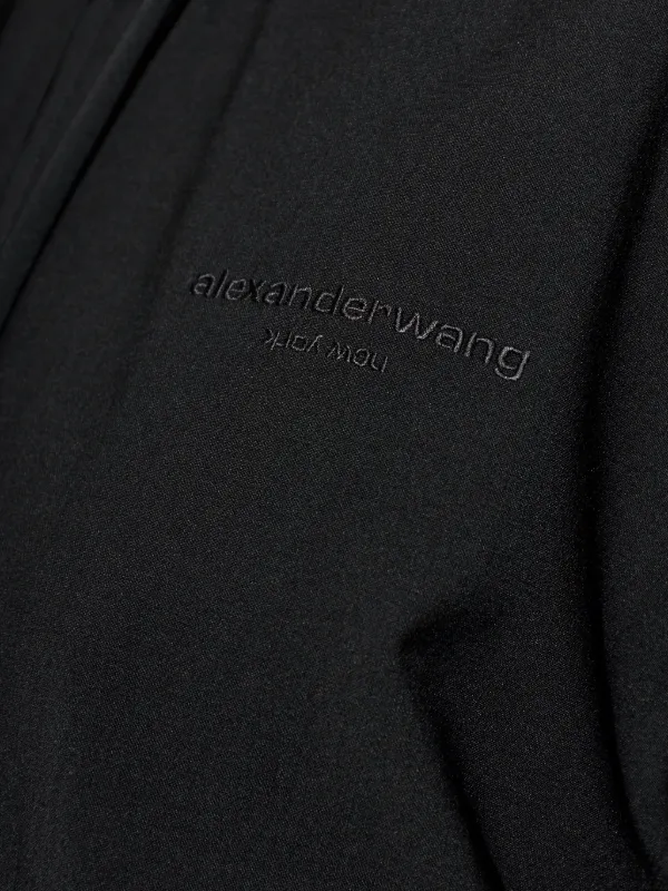 Alexander Wang ジップアップ パーカー | ブラック | FARFETCH JP