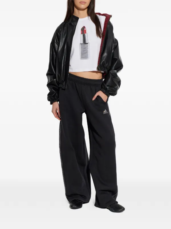 Alexander Wang lip-stick-print T-shirt | White | FARFETCH AO