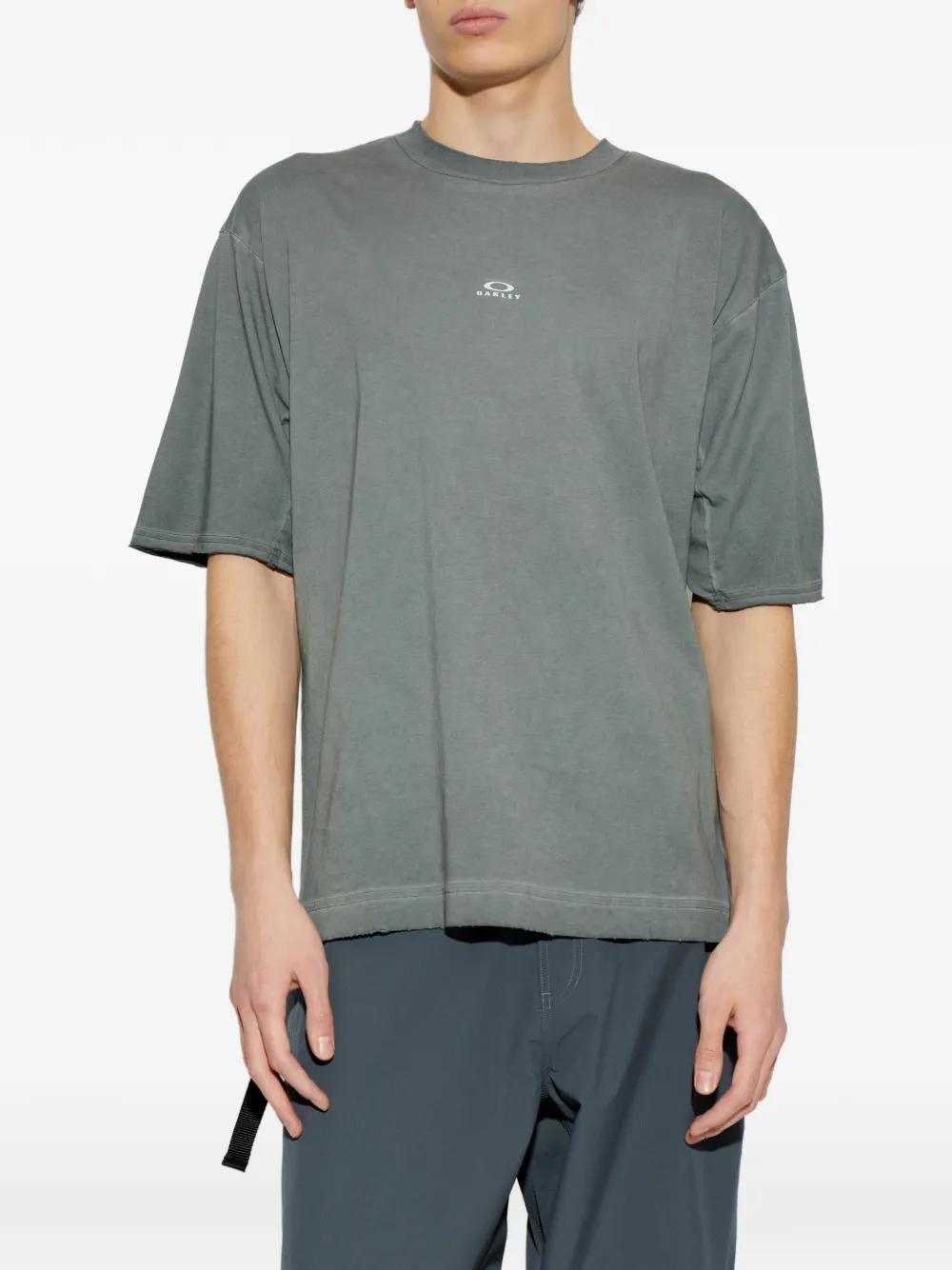 Oakley T-shirt met logoprint Grijs