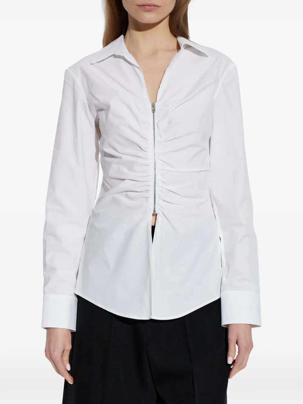 Alexander Wang blouse met rits Wit