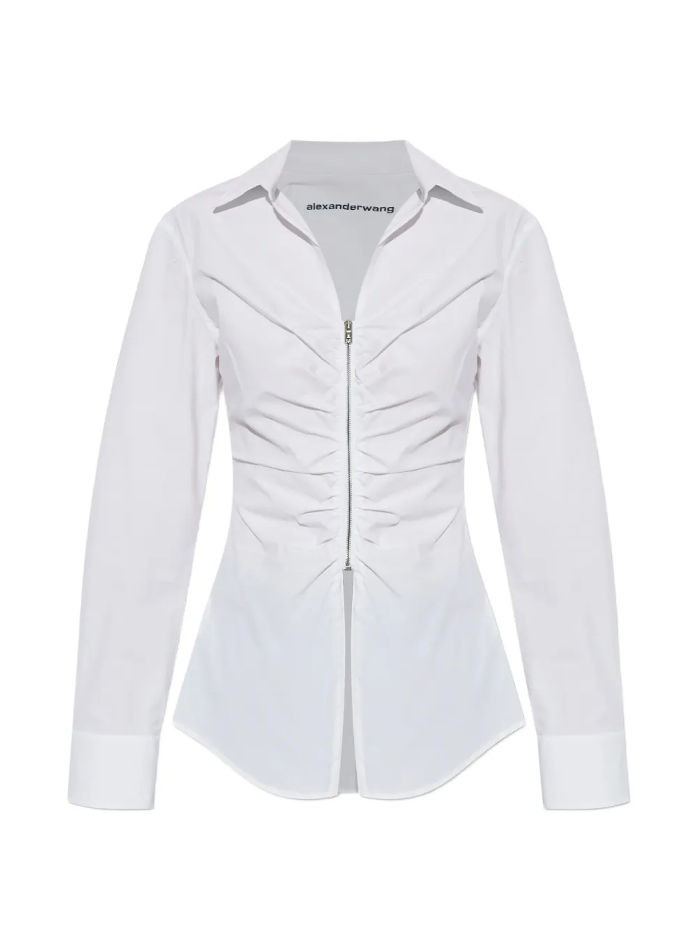 Alexander Wang zip-up shirt - Bianco