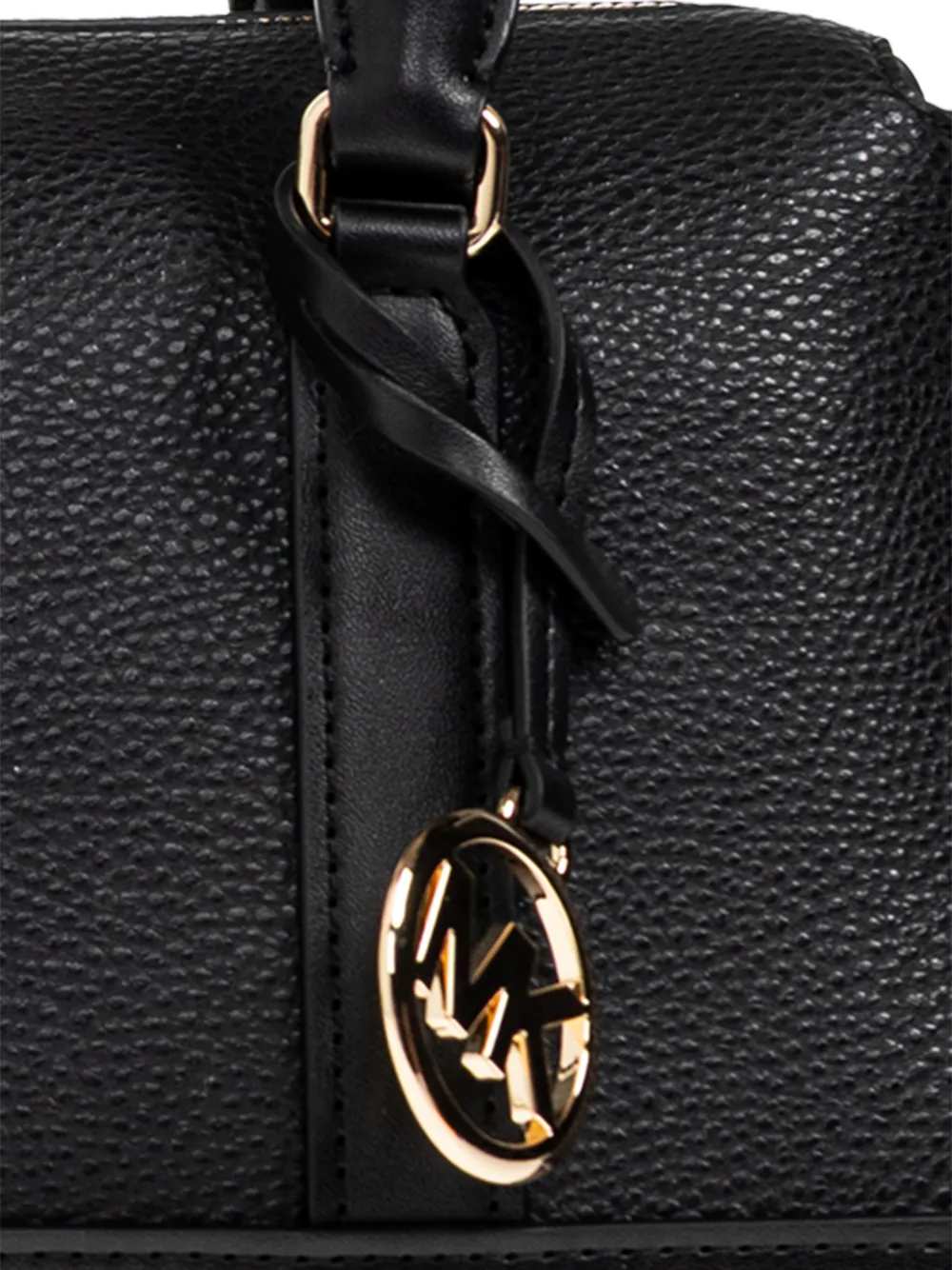 Michael Kors Andie medium shopper met logo bedel Zwart