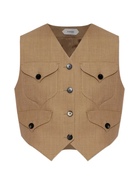 Versace Colete de lã