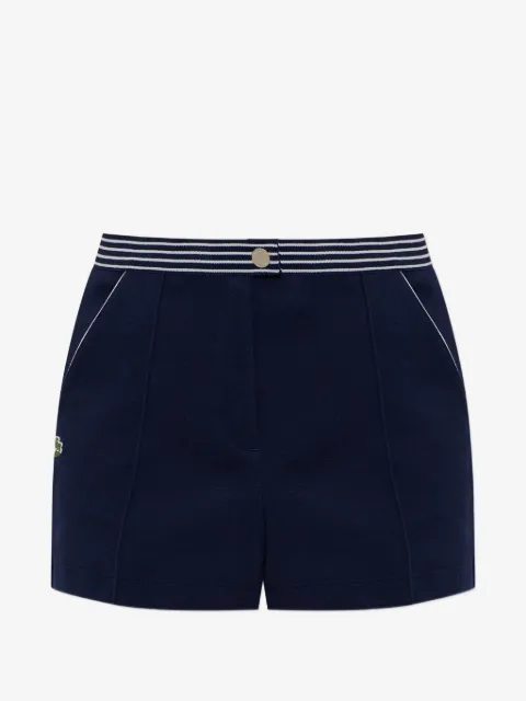 Lacoste striped-edge shorts