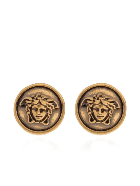 Versace Medusa Head-engraved earrings