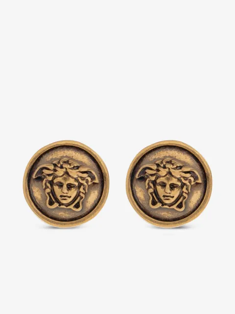 Versace aretes con motivo Medusa Head grabado