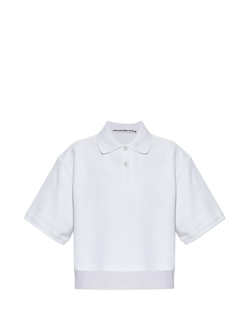 Alexander Wang Polo a strati - Bianco