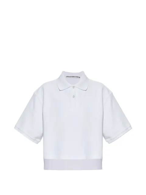 Alexander Wang Polo asimmetrica oversize