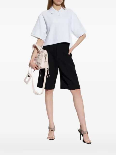 Alexander Wang cropped oversized polo