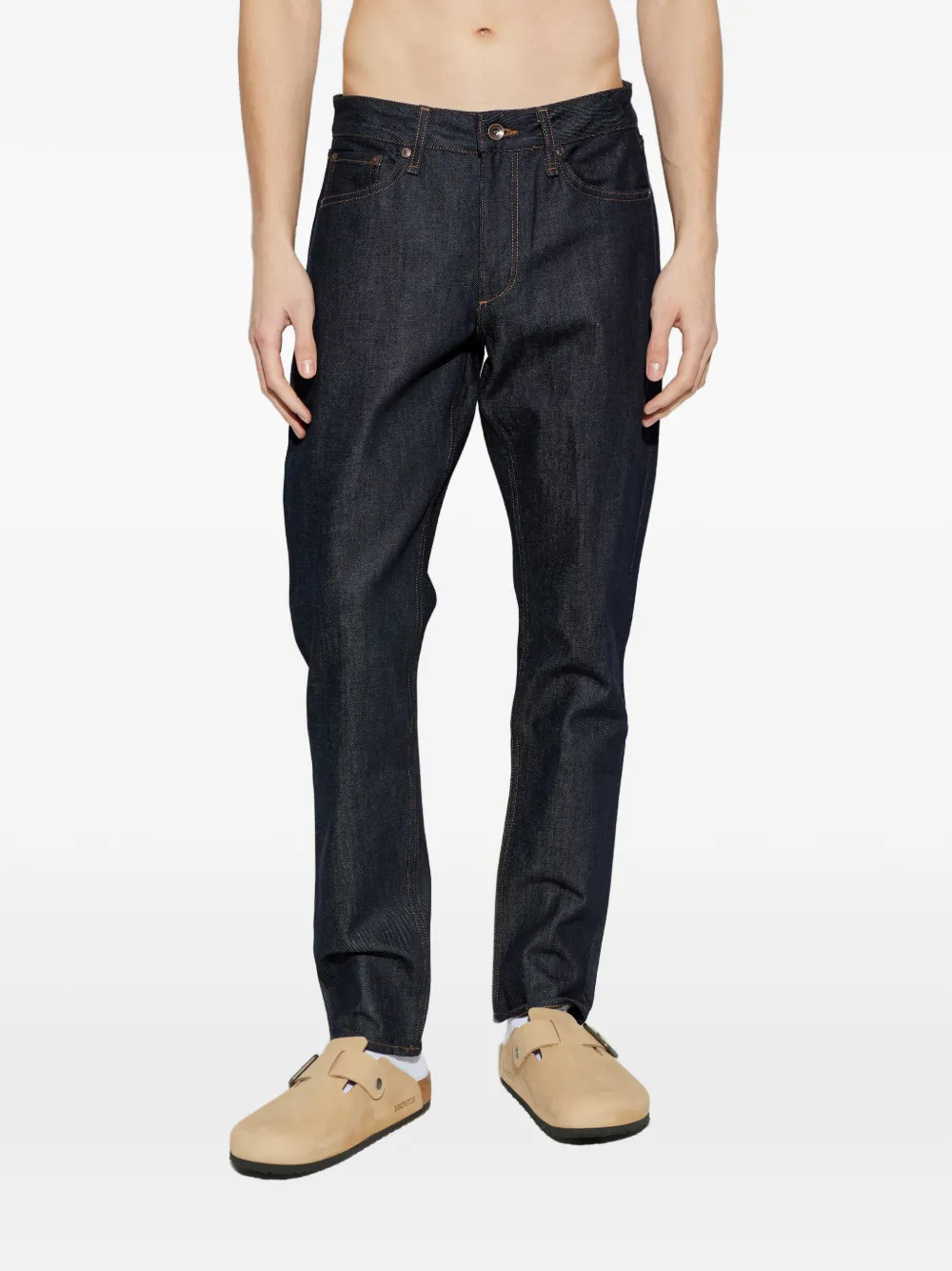  Rag & Bone Blue Straight-leg Jeans 
