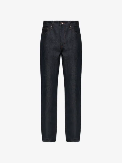 rag & bone blue straight-leg jeans
