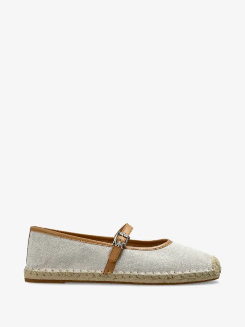 Michael Michael Kors canvas ballet espadrilles