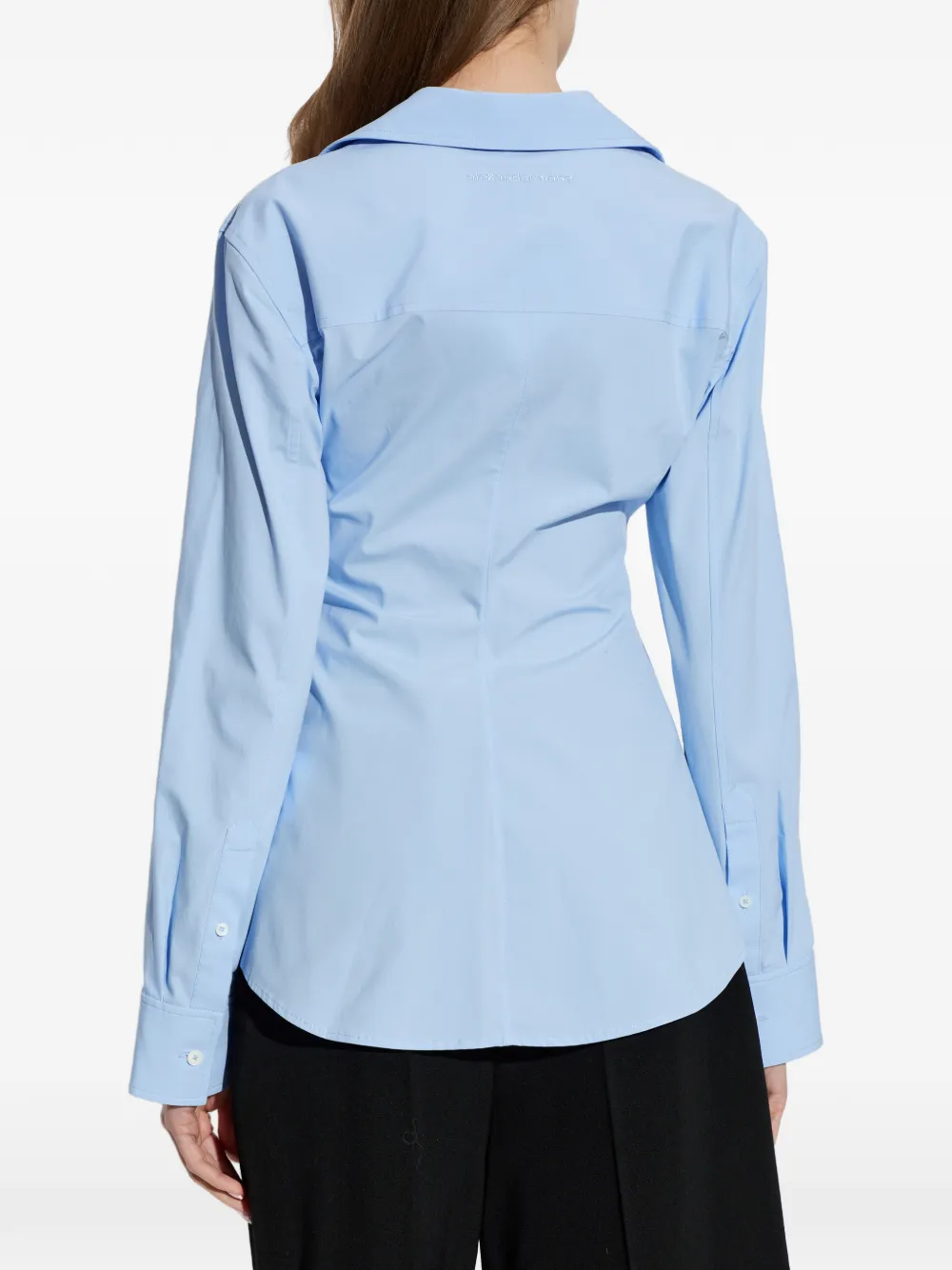 Alexander Wang Blouse met ruches en rits Blauw