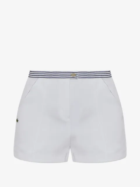Lacoste striped-waistband shorts