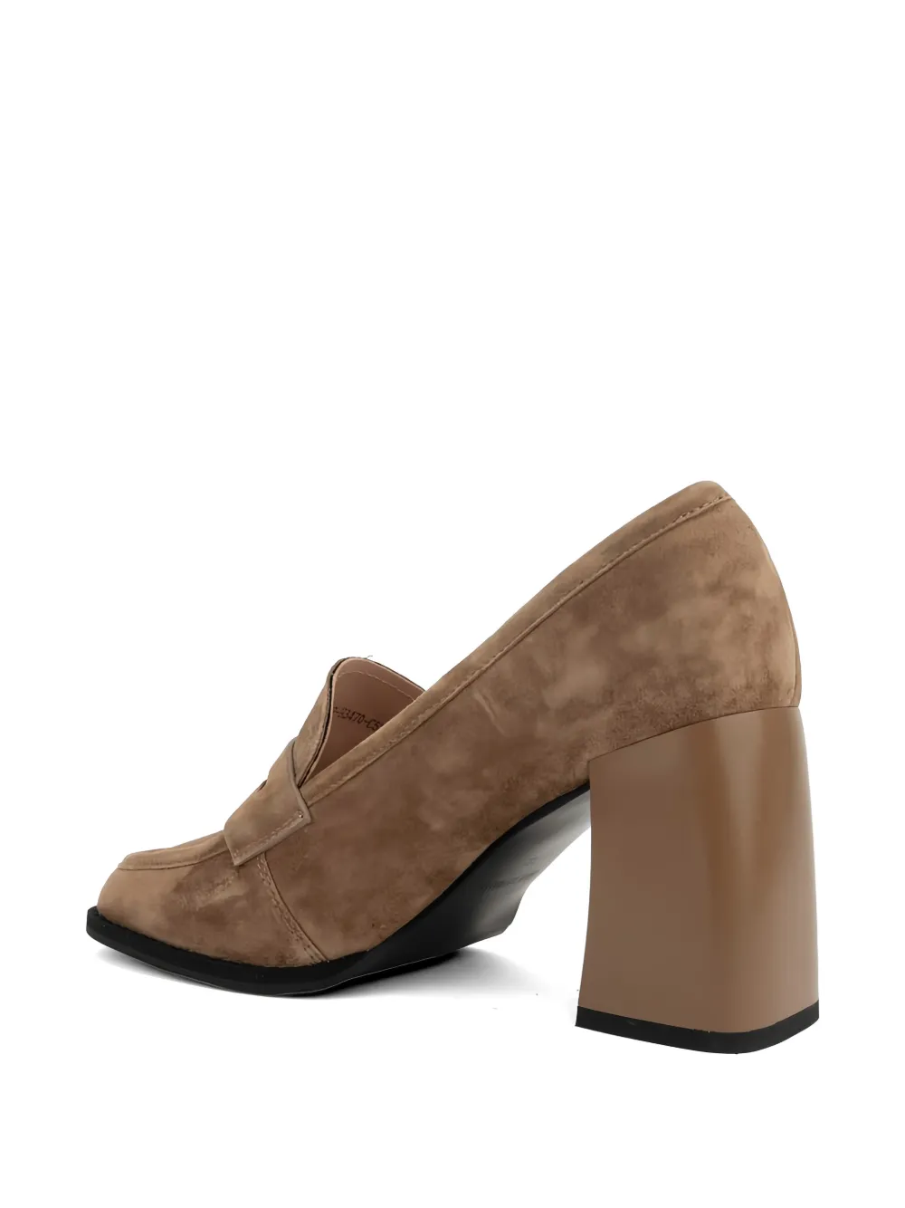  Linda Baumann Block Heel Loafers - Neutrals 