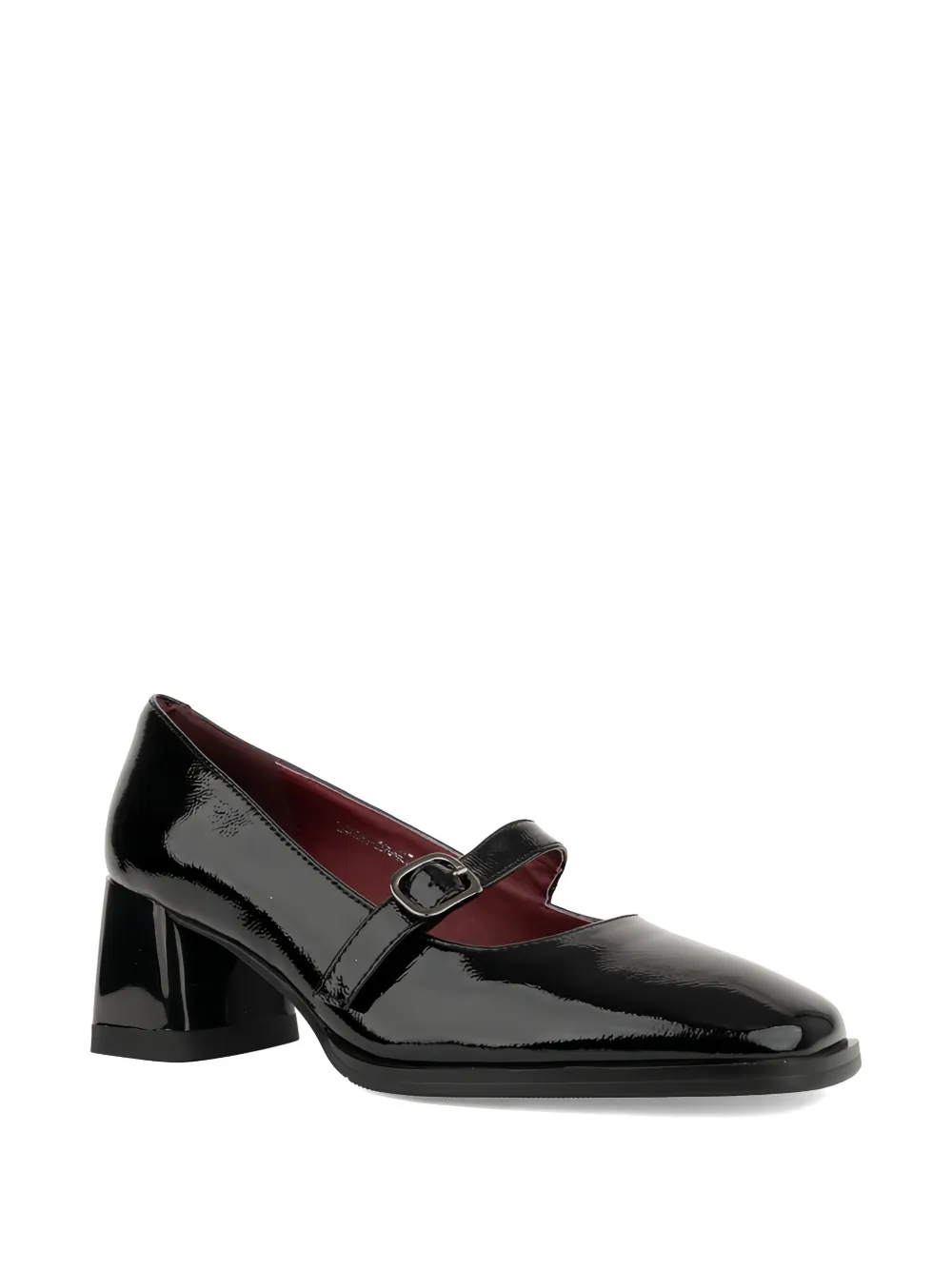  Linda Baumann Buckle Strap Pumps - Black 
