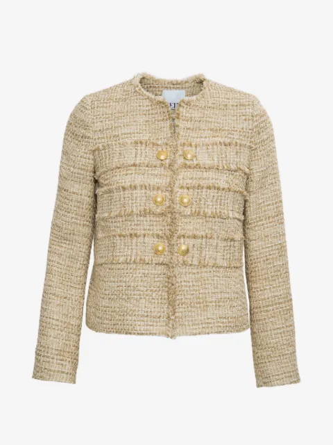 WEILL PARIS fringed tweed jacket