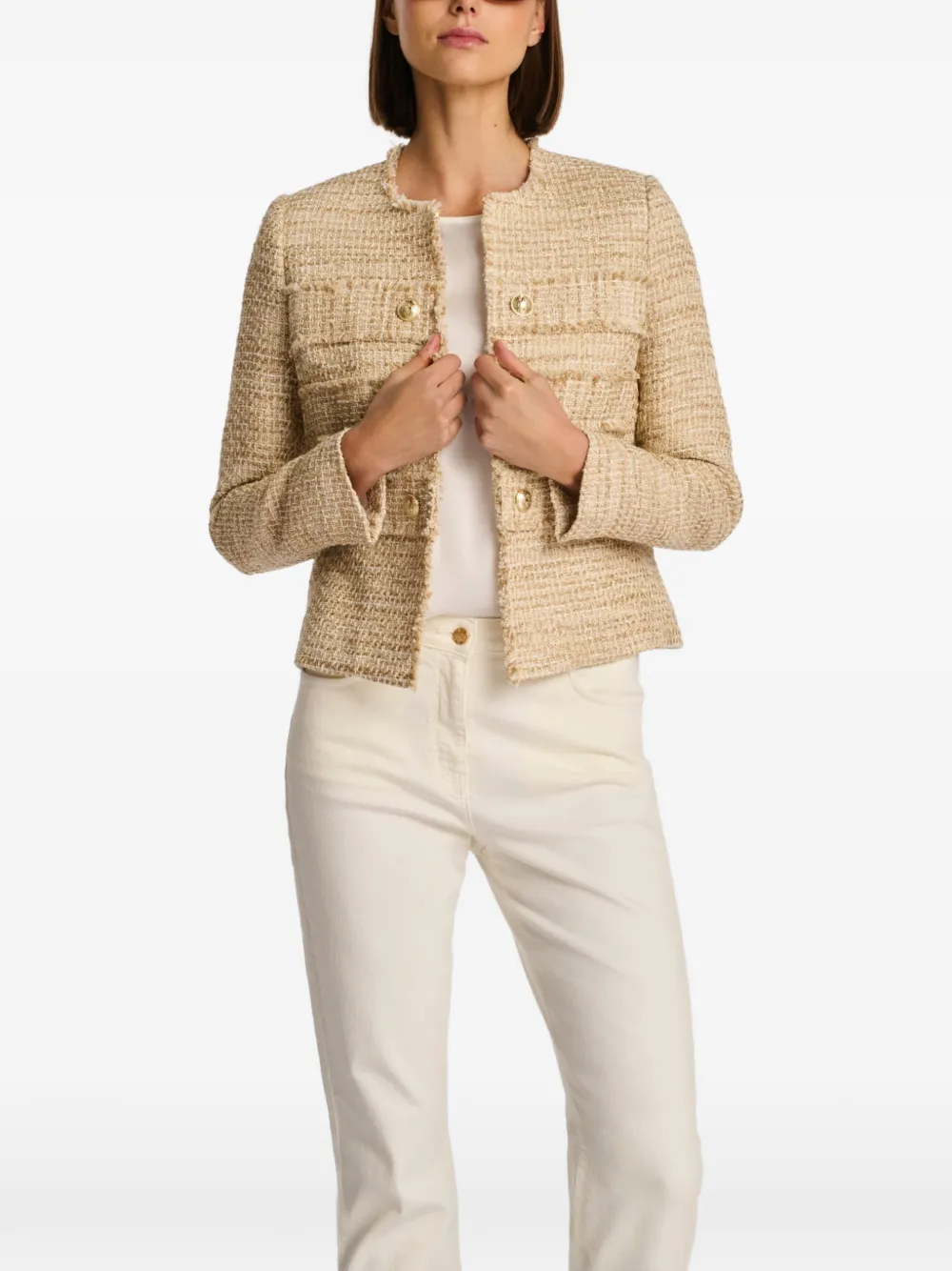 WEILL PARIS Tweed jack Beige