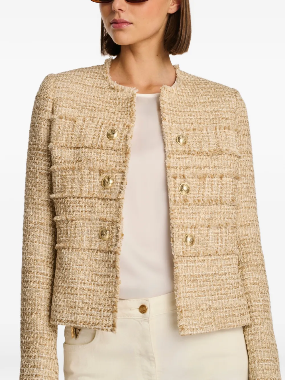 WEILL PARIS Tweed jack Beige