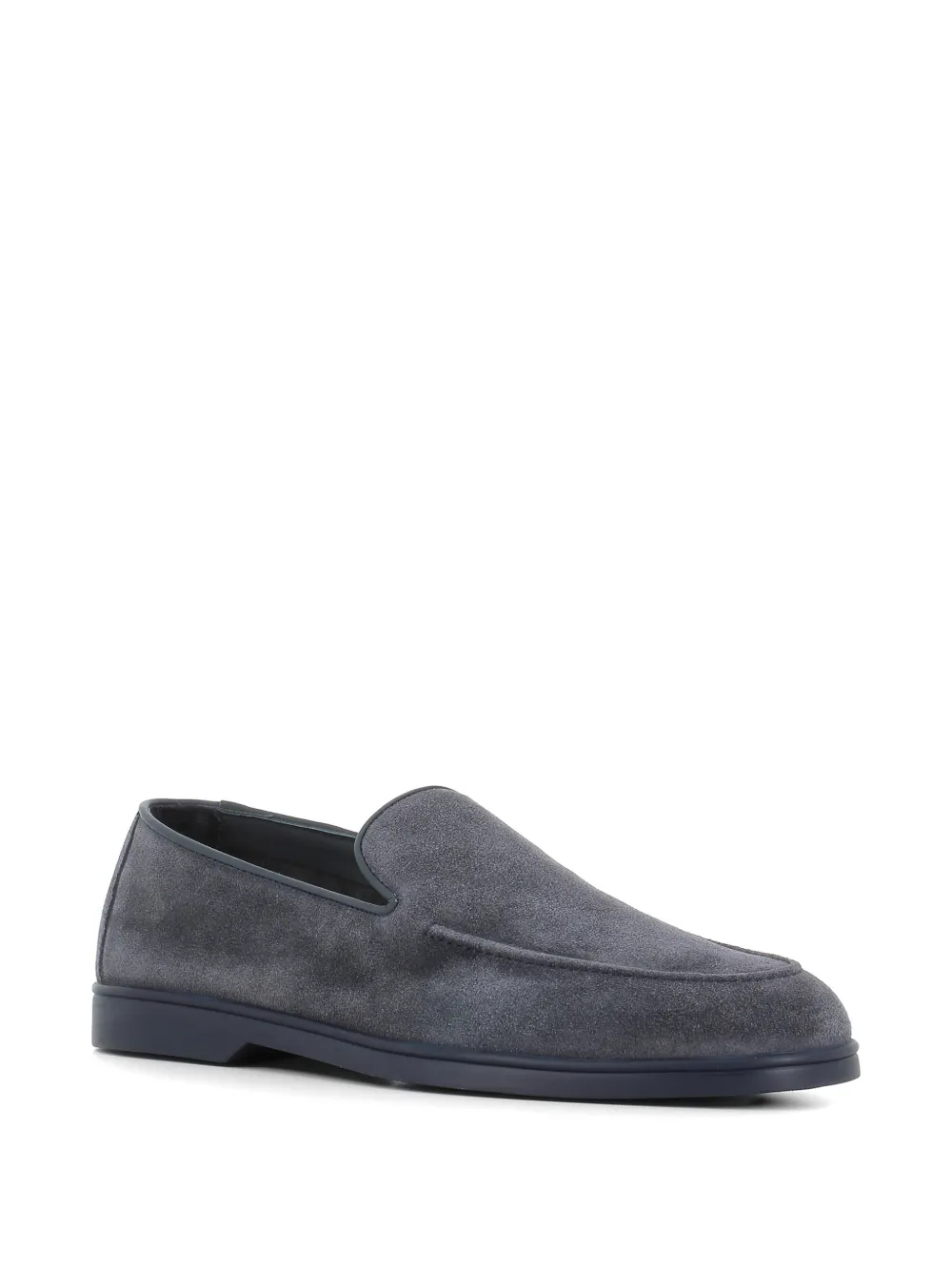 Doucal's suede loafers Blauw