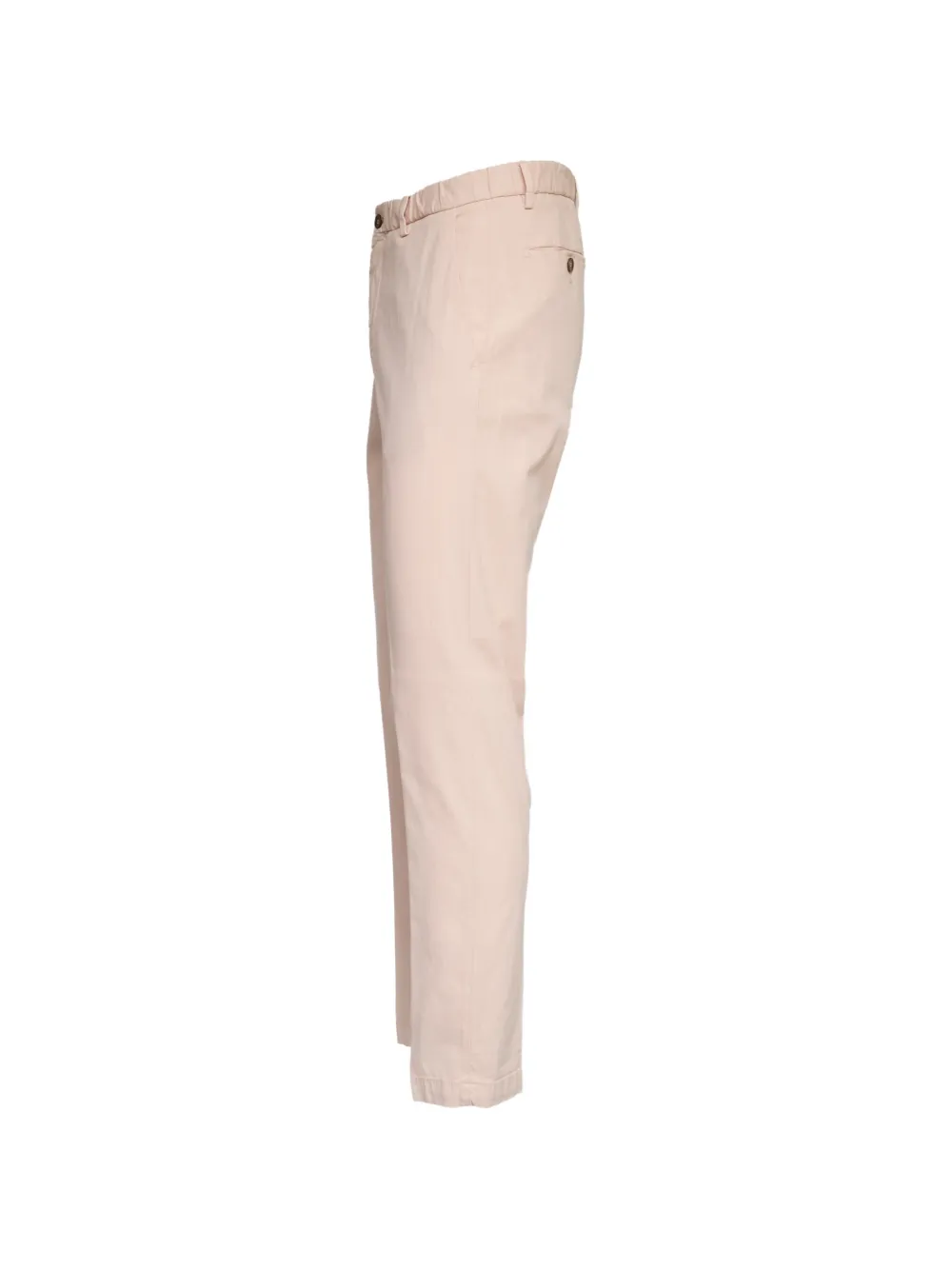Elasticated Waist Cotton Trousers
