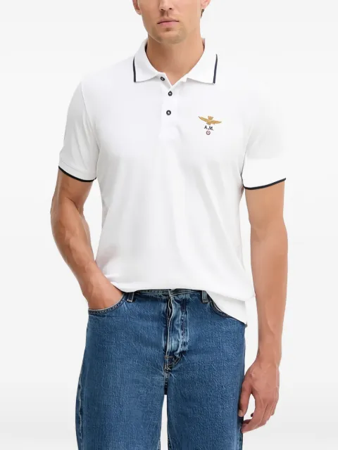 Aeronautica Militare 珠地布刺绣polo衫