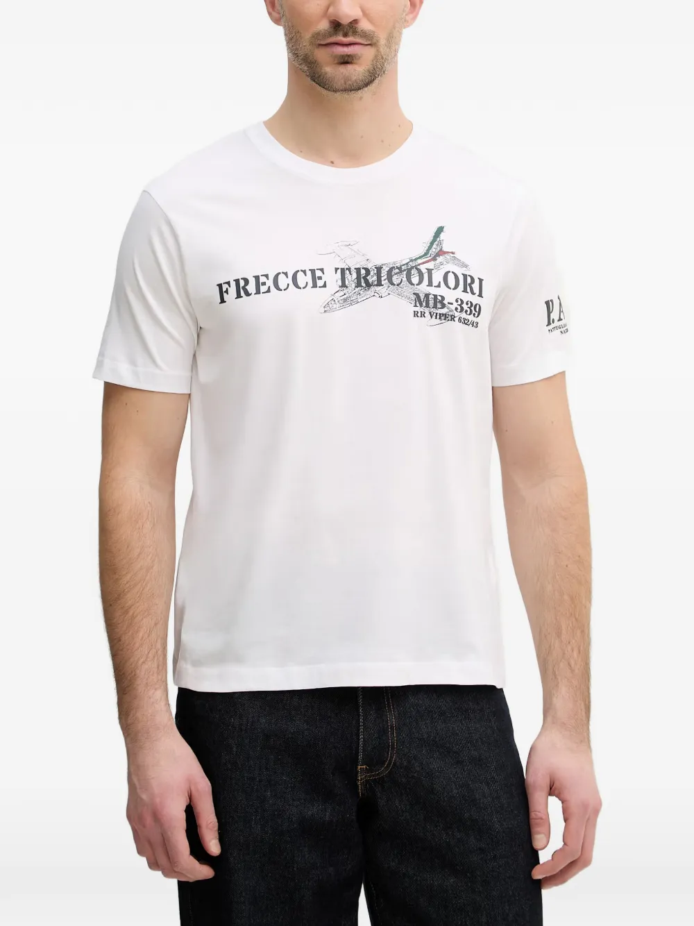 Aeronautica Militare graphic-print T-shirt - Weiß