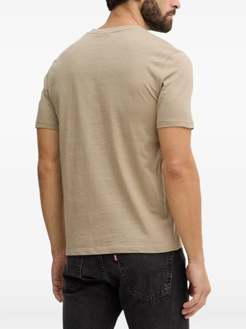 Aeronautica Militare short-sleeves T-shirt Beige