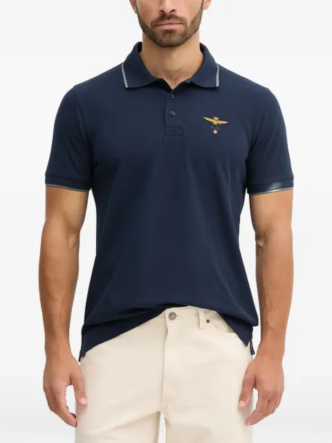 Aeronautica Militare embroidered polo shirt